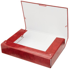 DOHE - Boîte de classement dos 7 cm rouge