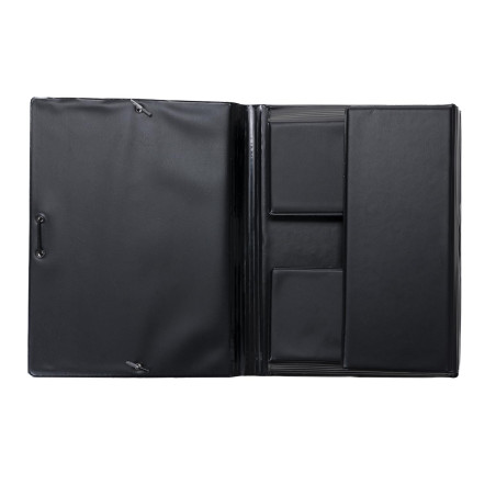 Grafoplas 1220010-Chemise Cartable élastique traditionnel Noir