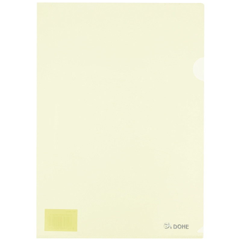 DOHE - Chemise encoche PP A4 Jaune DOHE - Chemise encoche PP A4 Jaune