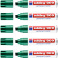 edding 800 Marqueur permanent - vert - 5 stylos - pointe biseautée 4-12 mm - pour des marquages larges - sèche vite, résiste à l edding 800 Marqueur permanent - vert - 5 stylos - pointe biseautée 4-12 mm - pour des marquages larges - sèche vite, résiste à l