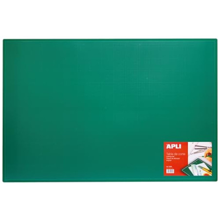 APLI 13563 - Tapis de découpe A1 PVC 900x600 mm - Auto-réparant, antidérapant, quadrillage précis - PVC 2mm