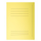 EXACOMPTA Paquet de 50 chemises 3 rabats avec cadre d'indexage SUPER 250, coloris jaune EXACOMPTA Paquet de 50 chemises 3 rabats avec cadre d'indexage SUPER 250, coloris jaune