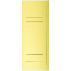 EXACOMPTA Paquet de 50 chemises 3 rabats avec cadre d'indexage SUPER 250, coloris jaune