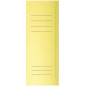 EXACOMPTA Paquet de 50 chemises 3 rabats avec cadre d'indexage SUPER 250, coloris jaune EXACOMPTA Paquet de 50 chemises 3 rabats avec cadre d'indexage SUPER 250, coloris jaune