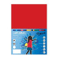 Fabrisa 15 - Cartoncino, confezione da 50 pezzi, colore rosso