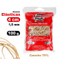 Fixo 45040 Paquet 100 g d’élastiques 1,5 mm x 4 cm