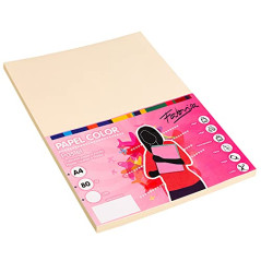 Fabrisa 748500A100-Papier de couleur-couleur ivoire, biancaneve