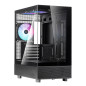 SilverStone Technology SST-LD04-B-ARGB - Série Lucid Châssis Micro-ATX panoramique avec Champ de Vision spectaculaire de 270°, L SilverStone Technology SST-LD04-B-ARGB - Série Lucid Châssis Micro-ATX panoramique avec Champ de Vision spectaculaire de 270°, L