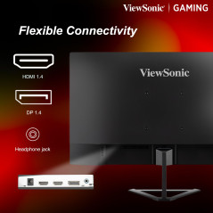 ViewSonic VX2779A-HD-PRO Écran Gaming 27 Pouces, FHD Moniteur de Jeu 1080p, 240 Hz, 1ms MPRT, AMD FreeSync, HDR10, HDMI, DP