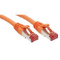 Lindy Câble réseau Cat.6 S/FTP, cuivre, 250MHz, orange, 2m