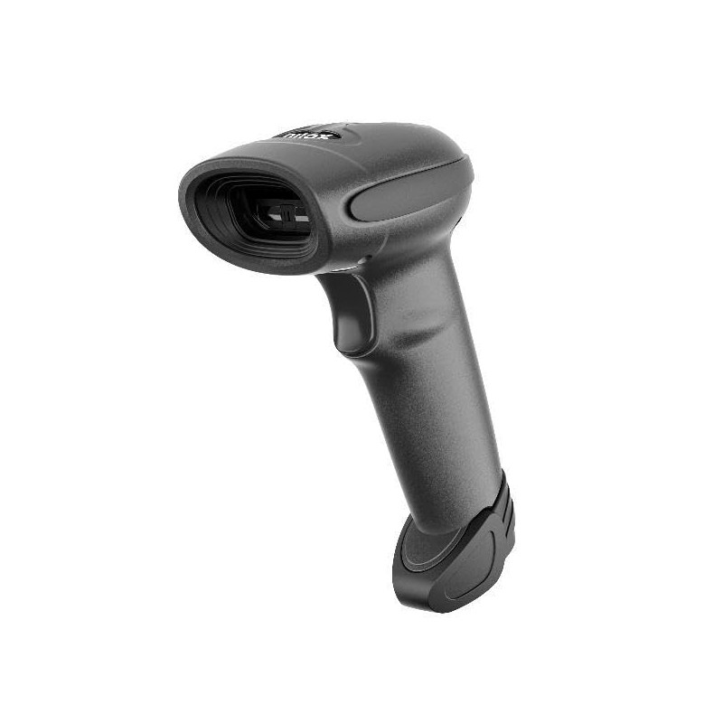 Nilox, Lecteur de Codes-Barres 1D avec Technologie Laser, Ergonomique et Configuration de Lecture Continue, avec Amplitude de Zo Nilox, Lecteur de Codes-Barres 1D avec Technologie Laser, Ergonomique et Configuration de Lecture Continue, avec Amplitude de Zo
