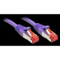Lindy Câble réseau Cat.6 S/FTP, cuivre, 250MHz, violet, 3m