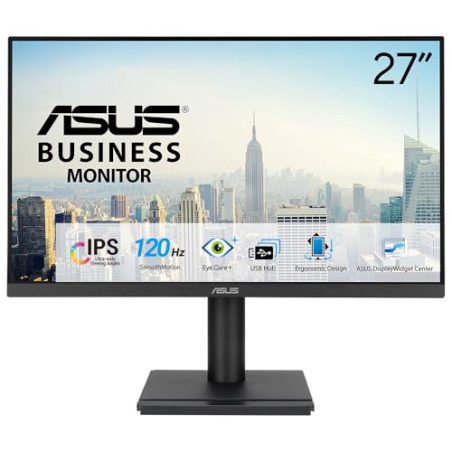 ASUS Monitor VA279QGS 27" IPS FullHD 120Hz Altura Ajustable Altavoces