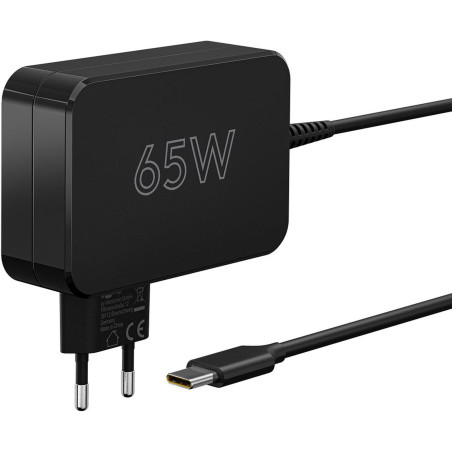 goobay 65W Chargeur USB C Ordinateur Portable avec 1,8 m Câble de Charge Power Delivery 65W USB C Alimentation - avec câble et P
