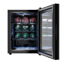 Tristar Cave à vin Grande Saignée - Pour 12 bouteilles maximum - 32 L - Thermoélectrique - Porte en verre - Écran LED tactile - 