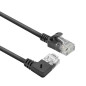 ACT Câble réseau CAT6A coudé à 90° vers la droite, U/UTP LSZH - Câble LAN fin de 3,6 mm - Câble Ethernet flexible avec fiche RJ4 ACT Câble réseau CAT6A coudé à 90° vers la droite, U/UTP LSZH - Câble LAN fin de 3,6 mm - Câble Ethernet flexible avec fiche RJ4