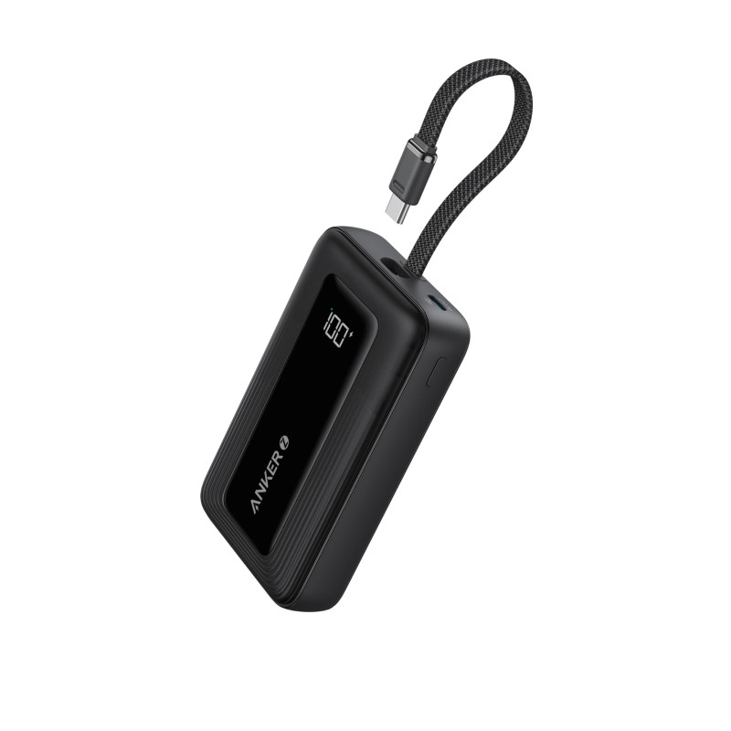 Anker Zolo Batterie Externe, Power Bank Haute Vitesse 10000mAh 30W, Câble USB-C Intégré, 1 Port USB-C & A, pour iPhone 17/17 Pro Anker Zolo Batterie Externe, Power Bank Haute Vitesse 10000mAh 30W, Câble USB-C Intégré, 1 Port USB-C & A, pour iPhone 17/17 Pro