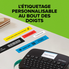DYMO LabelManager Executive 640 CB Imprimante d'étiquettes avec mallette de transport et 3 cassettes D1 | Étiqueteuse compacte a