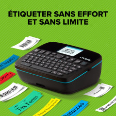 DYMO LabelManager Executive 640 CB Imprimante d'étiquettes avec mallette de transport et 3 cassettes D1 | Étiqueteuse compacte a