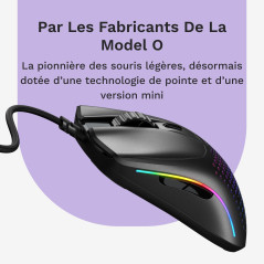GLORIOUS Model O 2 Mini Souris Gaming Filaire - 49g Ultra légère, capteur Optique 26 000, Motion Sync, 80M de clics, 6 Boutons p