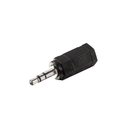 Logilink Adaptateur Audio mâle de 3,5 mm à 2,5 mm Femelle, Noir