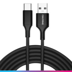 Oniverse Cable USB C, câble de charge tressé Type A vers Type C, Compatible avec PS5 Pro Slim Xbox series X|S Switch 2 PC MAC An