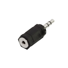 Logilink Adaptateur Audio mâle de 3,5 mm à 2,5 mm Femelle, Noir
