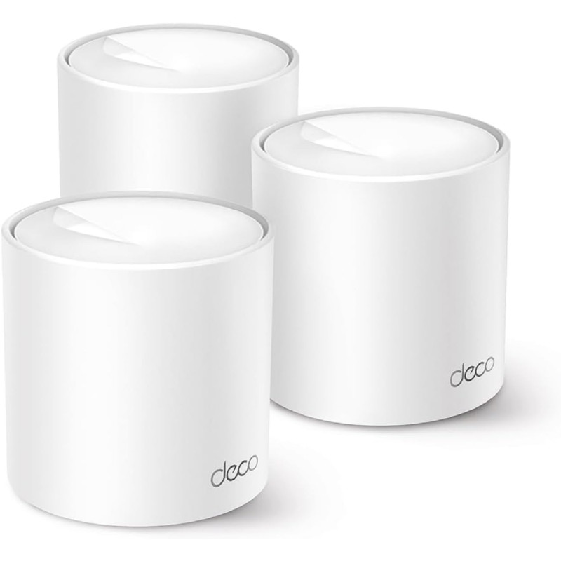 TP-Link Deco WiFi 6 Mesh AX3000Mbps Deco X50 Pro(3-Pack), Système WiFi 6 pour Toute la Maison, Couverture de 550㎡, Ports 2,5G, C