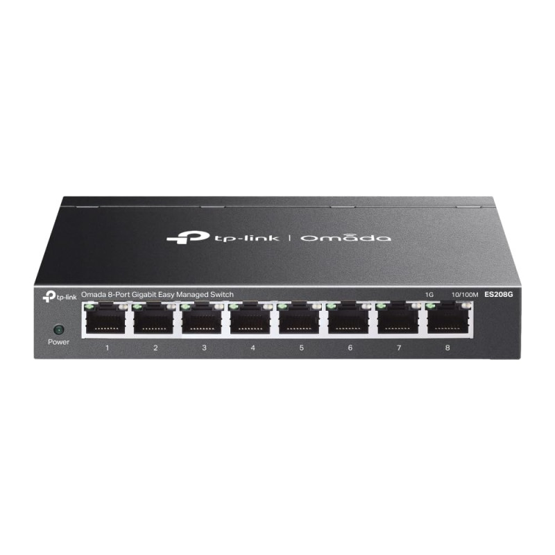 TP-Link Omada Switch Ethernet 8 Ports RJ45 Métal Gigabit (10/100/1000), Switch RJ45 Manageable, positionnement Bureau ou Mur, ré TP-Link Omada Switch Ethernet 8 Ports RJ45 Métal Gigabit (10/100/1000), Switch RJ45 Manageable, positionnement Bureau ou Mur, ré