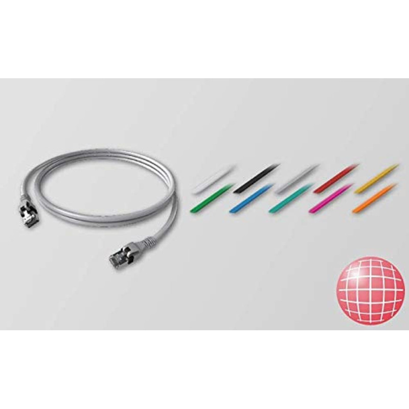 PushPull IP20 Câble Patch Cat. 6A DualBoot 1:1 5,0 m PushPull IP20 Câble Patch Cat. 6A DualBoot 1:1 5,0 m