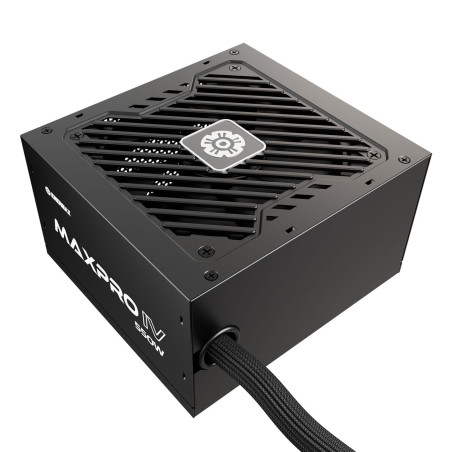 ENERMAX MAXPRO IV 550 W Bloc d'alimentation ATX Gaming Non modulaire avec câble en Maille individuelle 80 Plus Ventilateur Silen
