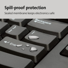 Kensington Valuekeyboard Black Clavier USB
