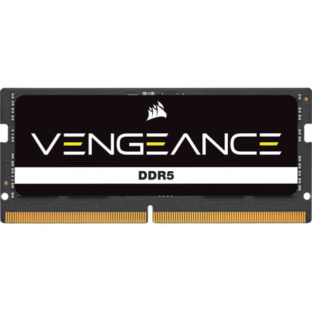 CORSAIR Vengeance SODIMM DDR5 RAM 24Go (1x24Go) 5600MHz CL48-48-48-90 1.1V Intel XMP 3.0 Mémoire des Ordinateurs Portables – Noi