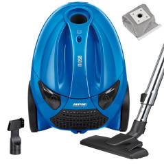 MPM Aspirateur avec sac MOD-53 - 1,5 l - 850 W - Portée 6,5 m - Pour tapis et sols durs
