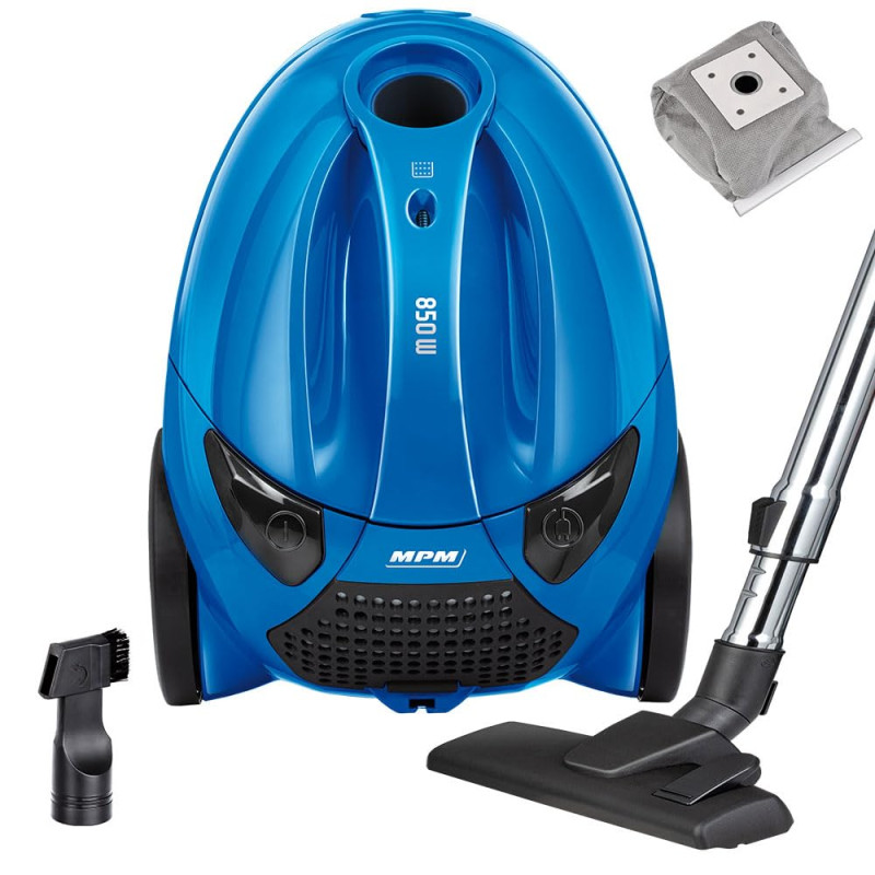 MPM Aspirateur avec sac MOD-53 - 1,5 l - 850 W - Portée 6,5 m - Pour tapis et sols durs MPM Aspirateur avec sac MOD-53 - 1,5 l - 850 W - Portée 6,5 m - Pour tapis et sols durs