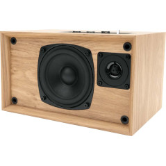 THOMSON Enceinte résidentielle en Bois Cosy, BT 5.3, 50 Watts, entrée 3.5mm