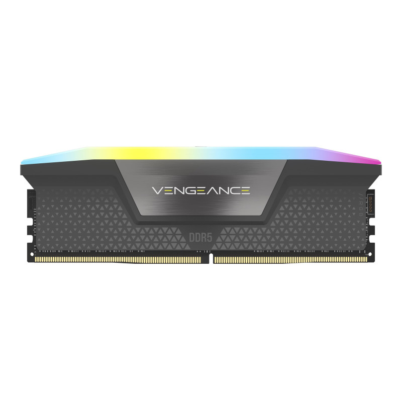 CORSAIR Vengeance RGB DDR5 RAM 16Go (1x16Go) 6000MHz CL36-44-44-96 1.35V AMD Expo Intel XMP 3.0 Mémoire d'Ordinateur – Gris (CMH CORSAIR Vengeance RGB DDR5 RAM 16Go (1x16Go) 6000MHz CL36-44-44-96 1.35V AMD Expo Intel XMP 3.0 Mémoire d'Ordinateur – Gris (CMH