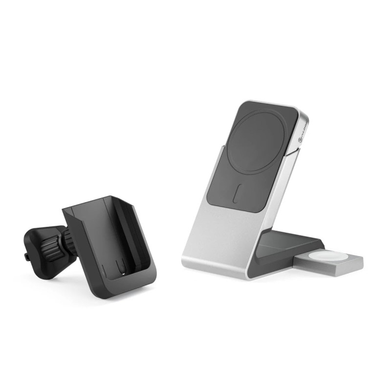 Alogic Matrix+ Wireless 3-in-1 Ladestation MagSafe+ Vent Mount (MM31CPBCBK-G) Alogic Matrix+ Wireless 3-in-1 Ladestation MagSafe+ Vent Mount (MM31CPBCBK-G)