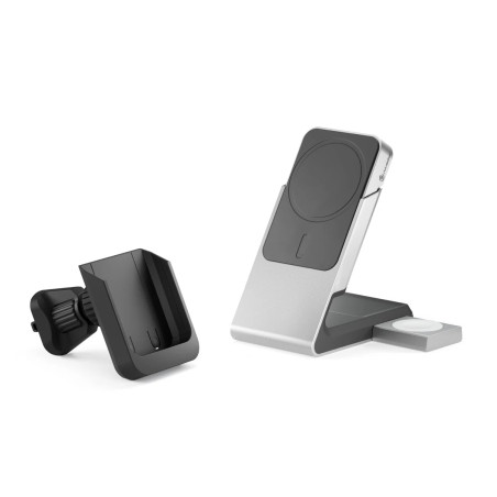 Alogic Matrix+ Wireless 3-in-1 Ladestation MagSafe+ Vent Mount (MM31CPBCBK-G)