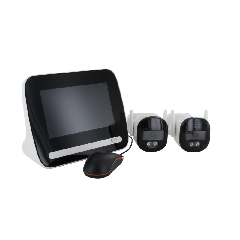 Kit LCD/NVR sans Fil 7" + 2 caméras 3MP - DiO Kit LCD/NVR sans Fil 7" + 2 caméras 3MP - DiO