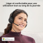 Jabra Evolve2 30 SE - USB-A/USB-C - Double Casque Filaire certifié pour Microsoft Teams