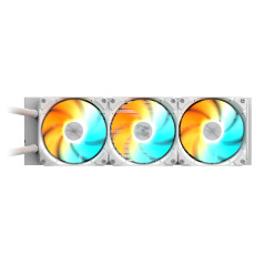 GIGABYTE Gaming 360 Ice Refroidisseur Liquide pour CPU - 3x120 mm Ventilateurs ARGB, Mécanisme d'emboîtement Coulissant, Daisy-C