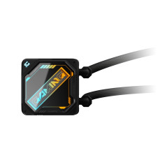 GIGABYTE Gaming 360 Refroidisseur Liquide pour CPU - 3x120 mm Ventilateurs ARGB, Mécanisme d'emboîtement Coulissant, Daisy-Chain