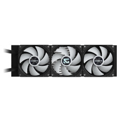 GIGABYTE Gaming 360 Refroidisseur Liquide pour CPU - 3x120 mm Ventilateurs ARGB, Mécanisme d'emboîtement Coulissant, Daisy-Chain