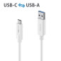 PureLink Câble USB-C vers USB-A, USB 3.1 Gen 1 avec transfert de données 5 GO/s, blanc, 2,00 m PureLink Câble USB-C vers USB-A, USB 3.1 Gen 1 avec transfert de données 5 GO/s, blanc, 2,00 m