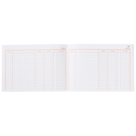 Miquel Rius 944102 Carnet de comptes, format paysage