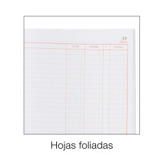 Miquel Rius 944102 Carnet de comptes, format paysage