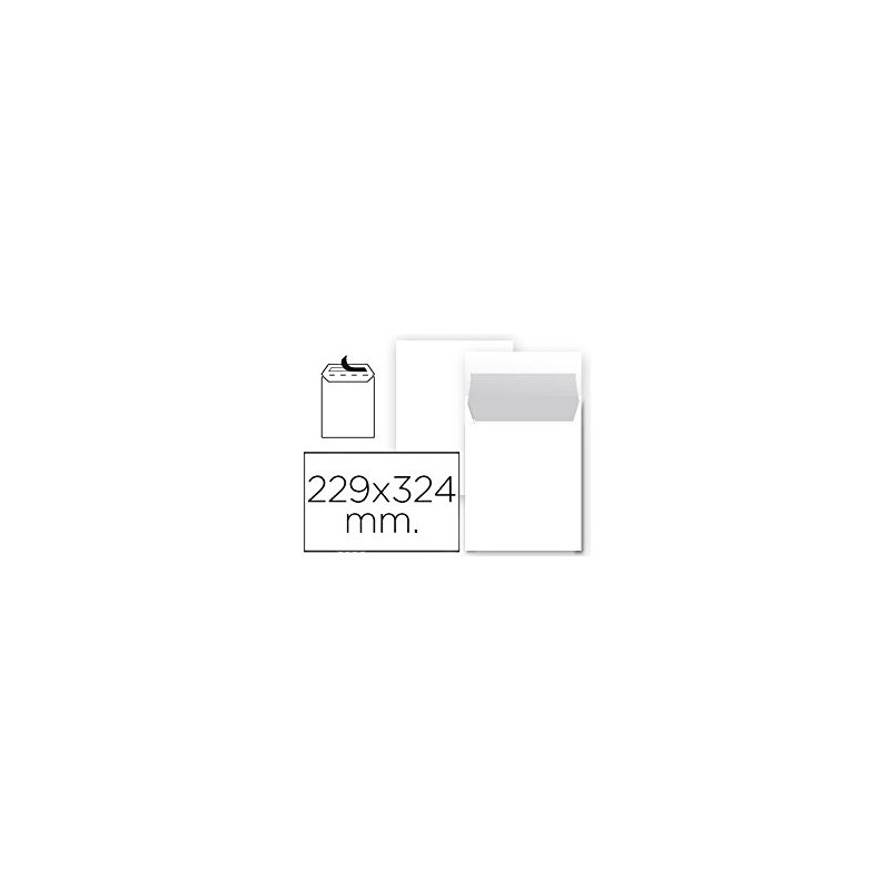 liderpapel sb93 – Pack de 25 enveloppes, Blanc