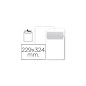 liderpapel sb93 – Pack de 25 enveloppes, Blanc