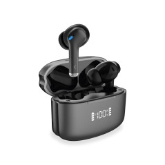 KSIX Noise Cancel 3 Écouteurs sans Fil Bluetooth avec Annulation de Bruit Active ANC + ENC, appels HD, Mode Transparence, Pannea